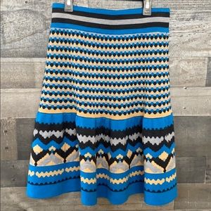Pretty Pretty Blue Black and Yellow Anthropology, Girl From Savory Wool …